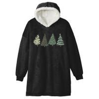 Green Tree Christmas Hooded Wearable Blanket