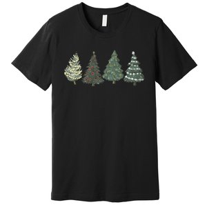 Green Tree Christmas Premium T-Shirt