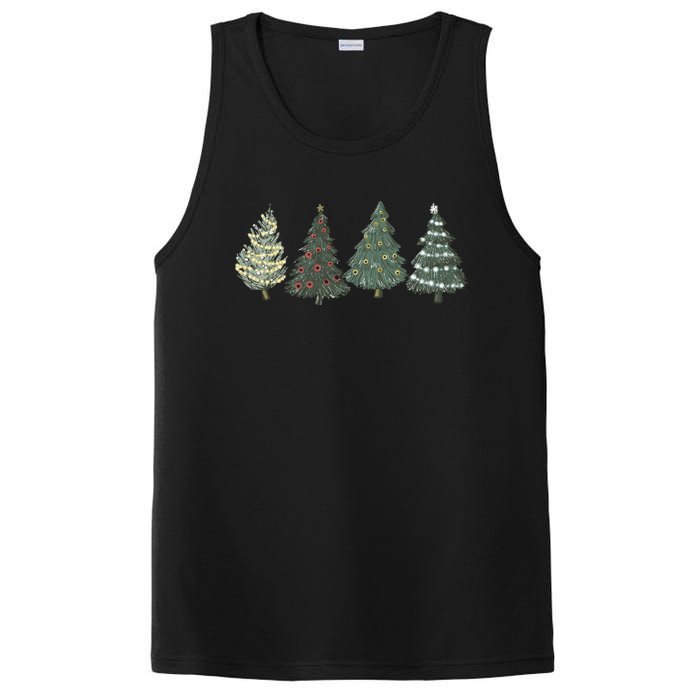 Green Tree Christmas PosiCharge Competitor Tank