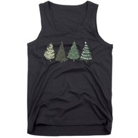 Green Tree Christmas Tank Top