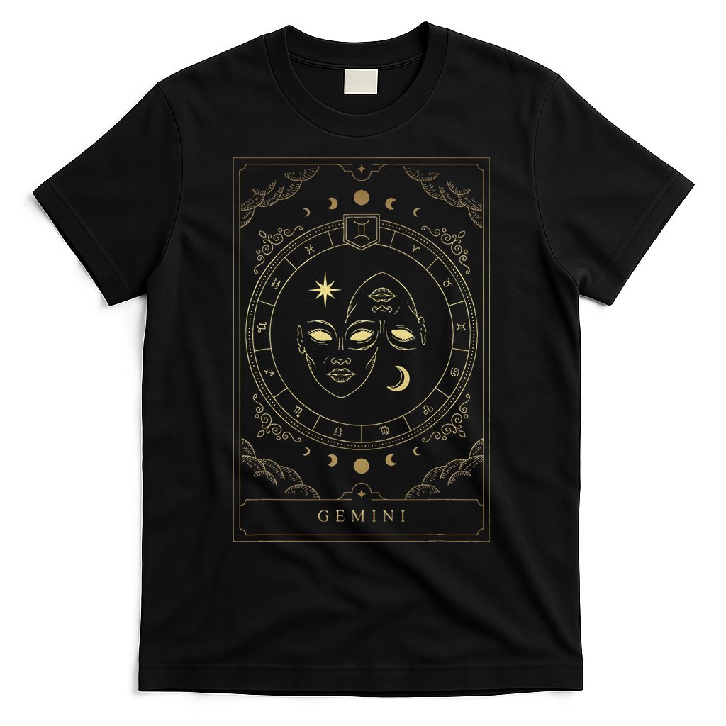 Gemini Tarot Card Zodiac T-Shirt