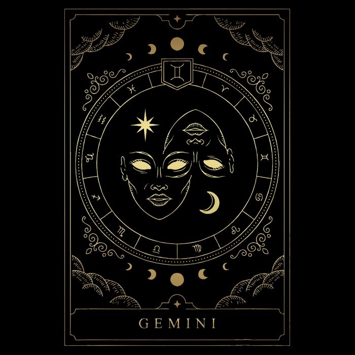 Gemini Tarot Card Zodiac 16 in Basic Backpack