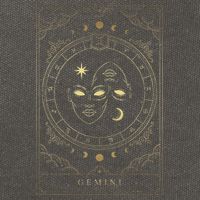 Gemini Tarot Card Zodiac Cotton Canvas Backpack
