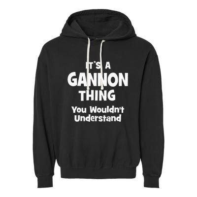 Gannon Thing College University Alumni Funny Garment-Dyed Fleece Hoodie