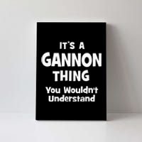 Gannon Thing College University Alumni Funny Canvas