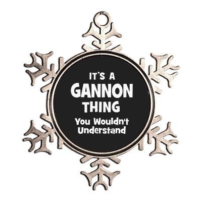 Gannon Thing College University Alumni Funny Metallic Star Ornament