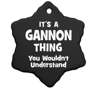 Gannon Thing College University Alumni Funny Ceramic Star Ornament