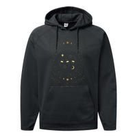 Gemini Tarot Card Zodiac Performance Fleece Hoodie