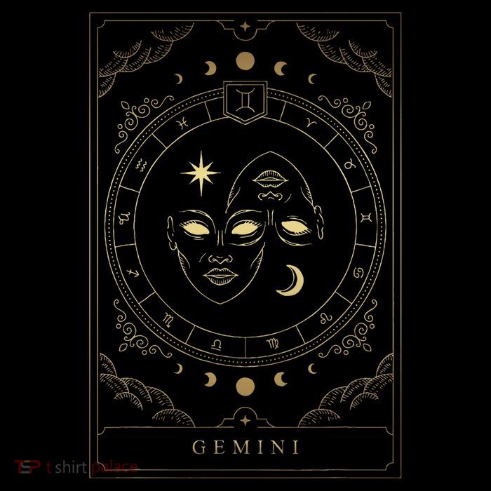 Gemini Tarot Card Zodiac T-Shirt