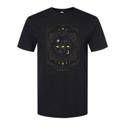 Gemini Tarot Card Zodiac Softstyle CVC T-Shirt