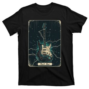 Guitar Tarot Card Musician Design T-Shirt