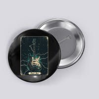 Guitar Tarot Card Musician Design Button