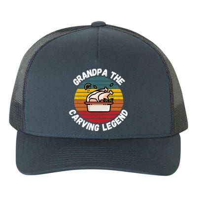 Grandpa The Carving Legend Funny Thanksgiving Family Costume Gift Yupoong Adult 5-Panel Trucker Hat