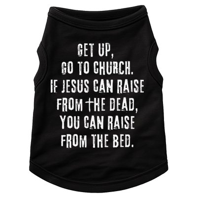 GO TO CHURCH Funny Christian Fellowship Doggie Tank