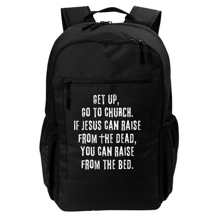 GO TO CHURCH Funny Christian Fellowship Backpack