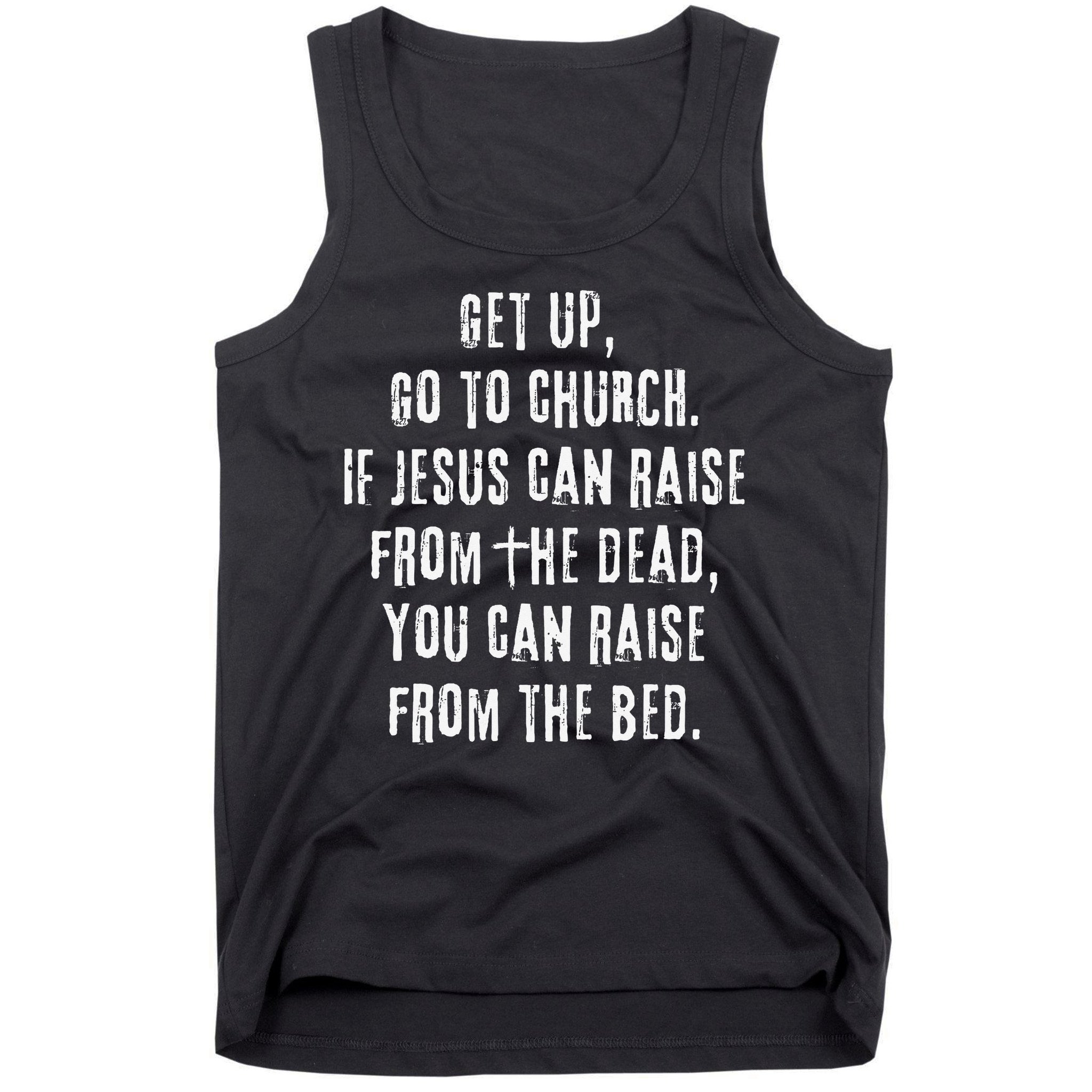GO TO CHURCH Funny Christian Fellowship Tank Top