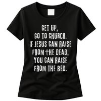 GO TO CHURCH Funny Christian Fellowship Womens T-Shirt