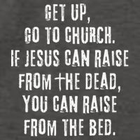 GO TO CHURCH Funny Christian Fellowship Vector Backpack
