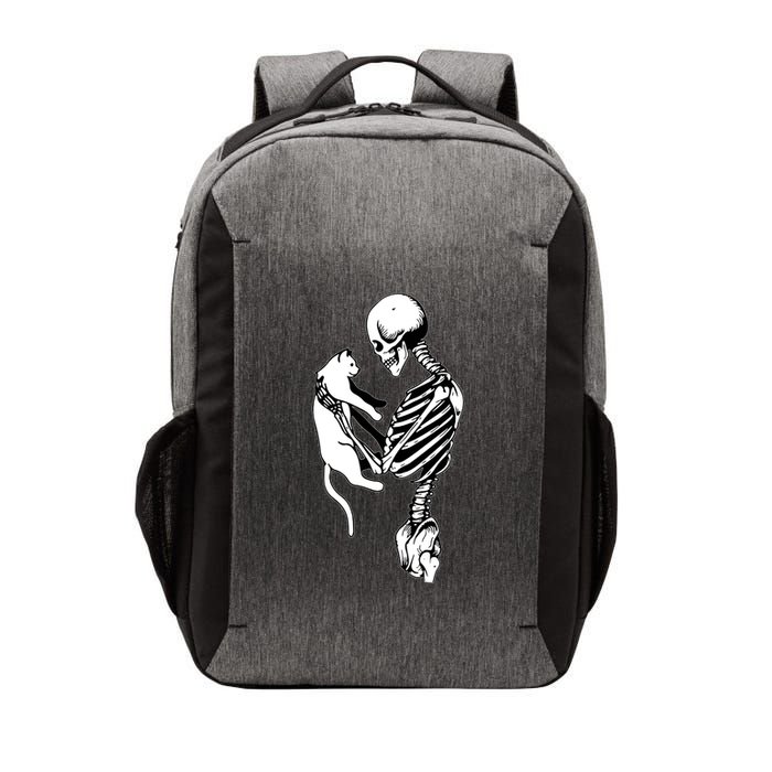 Grab This Cute Skeleton Holding Cat Gift For Your Cat Gift Vector Backpack