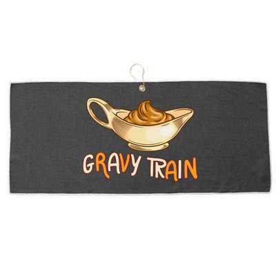 Gravy Train Chicken Gravy Funny Gift Large Microfiber Waffle Golf Towel