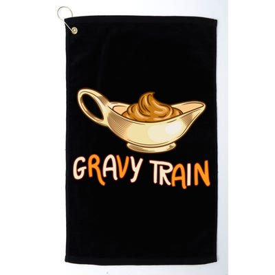 Gravy Train Chicken Gravy Funny Gift Platinum Collection Golf Towel