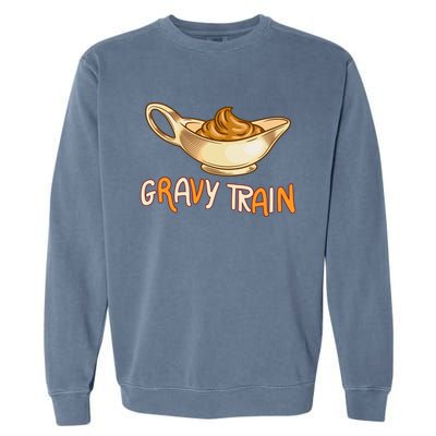 Gravy Train Chicken Gravy Funny Gift Garment-Dyed Sweatshirt