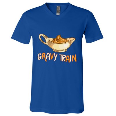 Gravy Train Chicken Gravy Funny Gift V-Neck T-Shirt