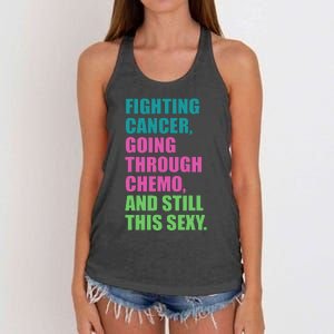 Going through chemo Fighting Cancer and still This Sexy Women's Knotted Racerback Tank