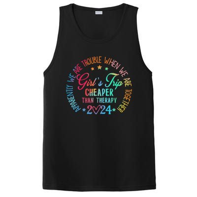 Girl Trip Cheaper Than A Therapy 2024 Girl Trip Matching PosiCharge Competitor Tank