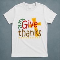 Give Thanks Cross Thanksgiving T-Shirt