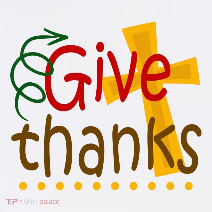 Give Thanks Cross Thanksgiving T-Shirt