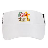 Give Thanks Cross Thanksgiving Adult Drive Performance Visor