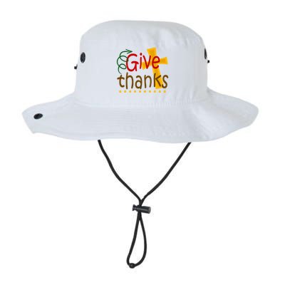 Give Thanks Cross Thanksgiving Bucket Hat