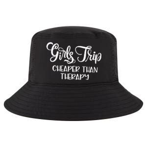 Girls Trip Cheapers Than Therapy Hello Summer Vacation Beach Cool Gift Cool Comfort Performance Bucket Hat