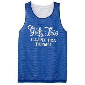 Girls Trip Cheapers Than Therapy Hello Summer Vacation Beach Cool Gift Mesh Reversible Basketball Jersey Tank