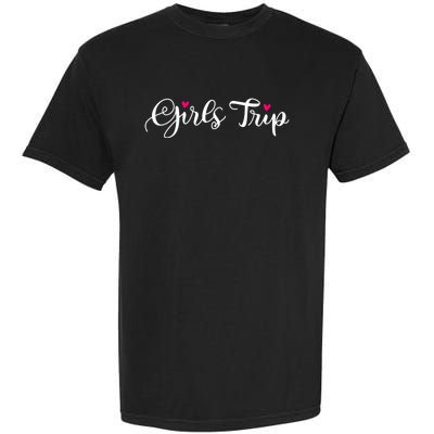 Girls Trip Cute Matching Getaway Vacation Gift Girls Weekend Gift Garment-Dyed Heavyweight T-Shirt