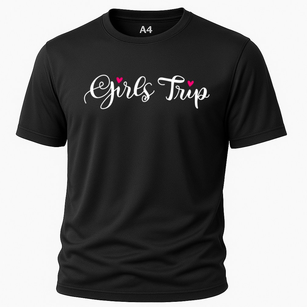 Girls Trip Cute Matching Getaway Vacation Gift Girls Weekend Gift Cooling Performance Crew T-Shirt