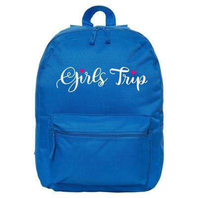 Girls Trip Cute Matching Getaway Vacation Gift Girls Weekend Gift 16 in Basic Backpack