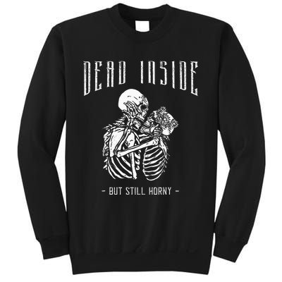 Gothic Tarot Card The Skelleton Lovers Dead Inside Creepy Sweatshirt