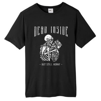 Gothic Tarot Card The Skelleton Lovers Dead Inside Creepy Tall Fusion ChromaSoft Performance T-Shirt