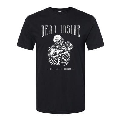 Gothic Tarot Card The Skelleton Lovers Dead Inside Creepy Softstyle CVC T-Shirt