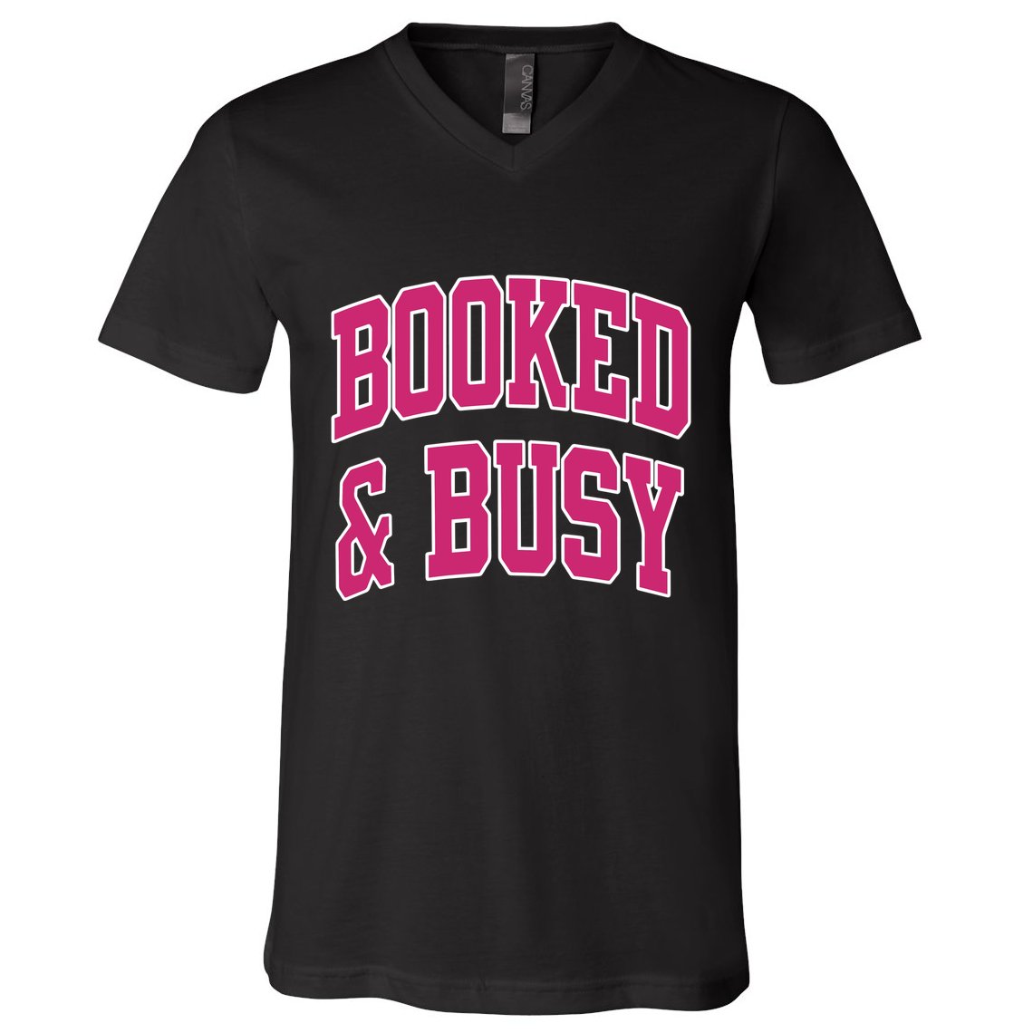 Girl Tribe Co Booked & Busy V-Neck T-Shirt