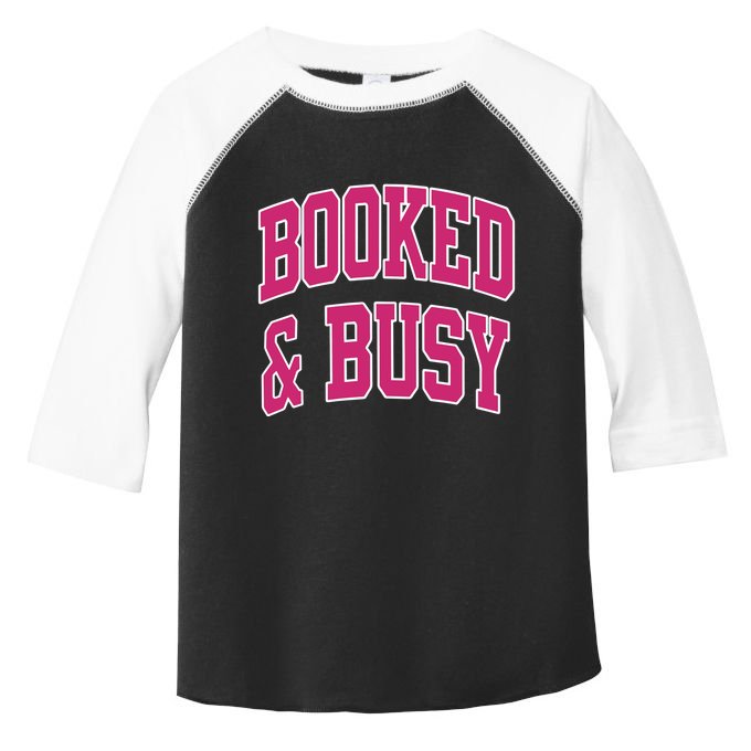 Girl Tribe Co Booked & Busy Toddler Fine Jersey T-Shirt