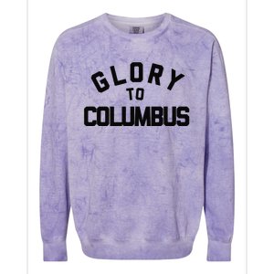 Glory To Columbus Soccer Colorblast Crewneck Sweatshirt