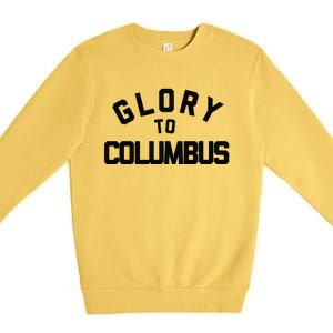 Glory To Columbus Soccer Premium Crewneck Sweatshirt