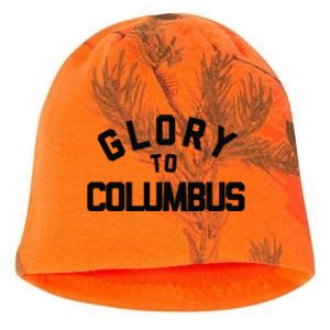 Glory To Columbus Soccer Kati - Camo Knit Beanie