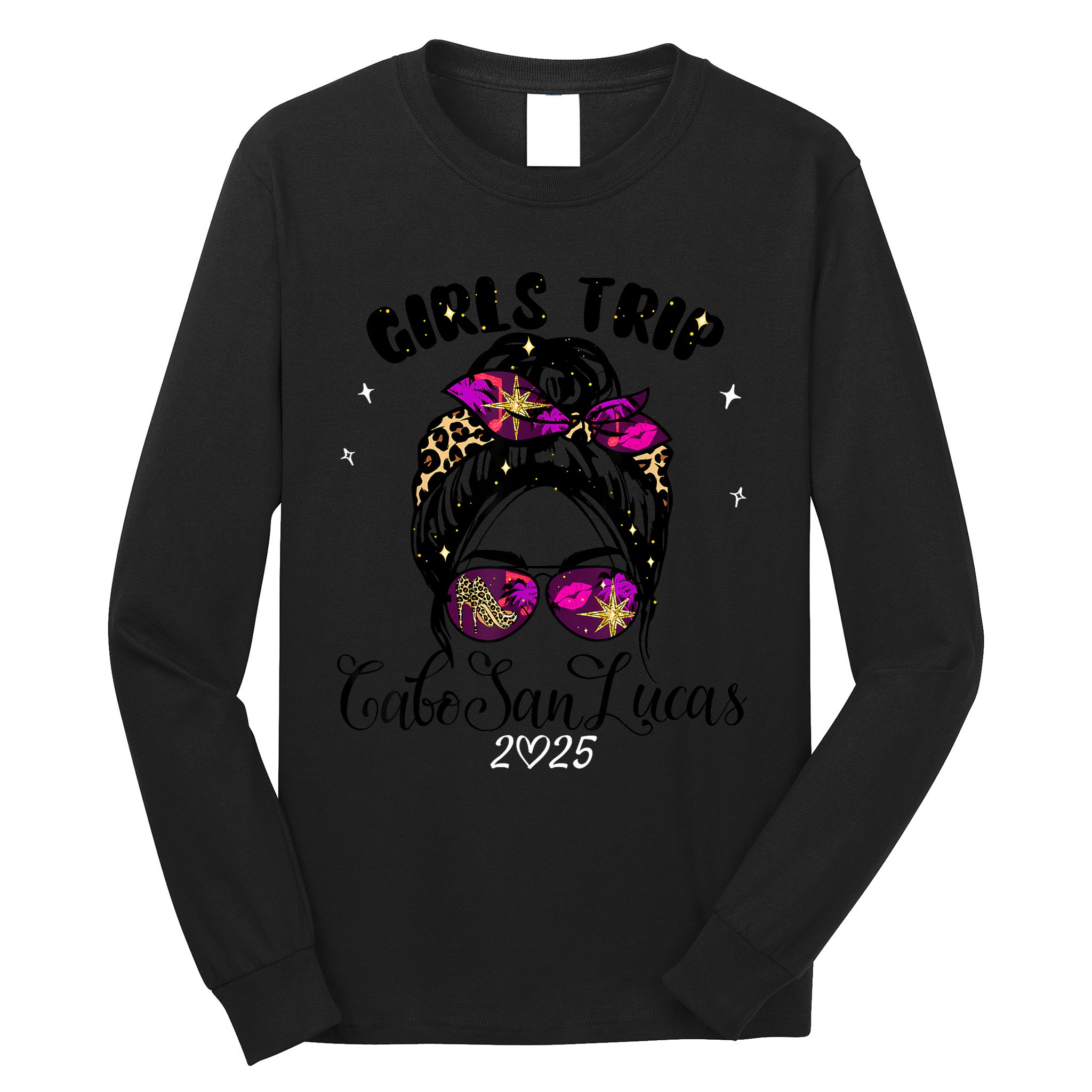 Girl Trip Cabo San Lucas 2025 Women Weekend Birthday Squad Long Sleeve Shirt