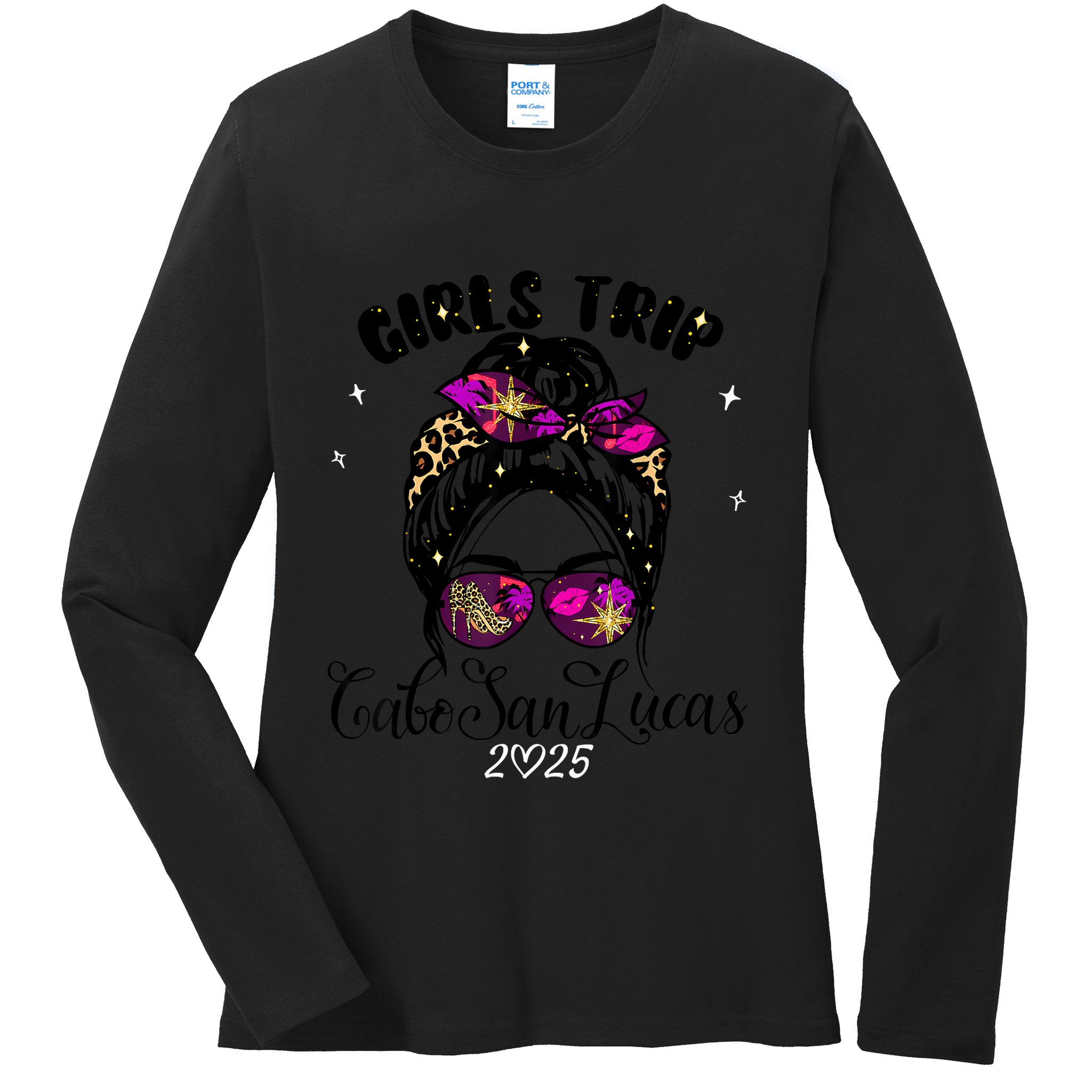 Girl Trip Cabo San Lucas 2025 Women Weekend Birthday Squad Ladies Long Sleeve Shirt