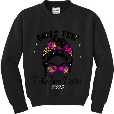 Girl Trip Cabo San Lucas 2025 Women Weekend Birthday Squad Kids Sweatshirt