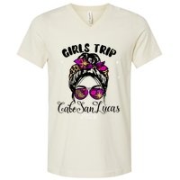 Girl Trip Cabo San Lucas 2025 Women Weekend Birthday Squad V-Neck T-Shirt